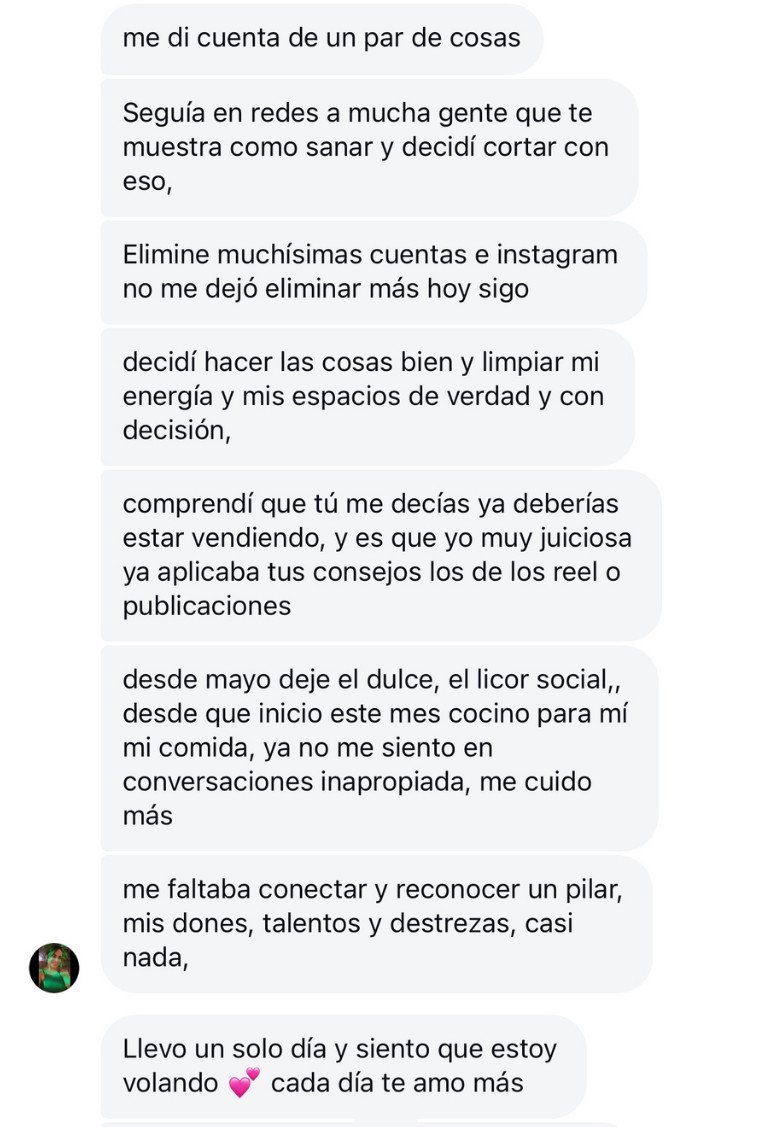 Testimonio: cuenta nuevos hábitos, límites y cambios de rutina
