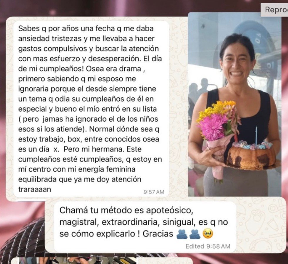 Testimonio: se dio prioridad y atención propia en su cumpleaños